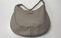 Kate Spade Leather Lori Berkshire Road Shoulder Bag Grey
