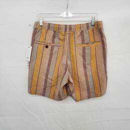 Katin Multicolor Striped Cotton Blend Shorts MN Size SM NWT alternative image