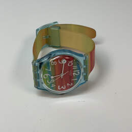Designer Swatch Water Resistant Round Dial Quartz Analog Wristwatch alternative image