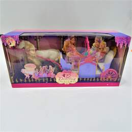 Barbie In The 12 Dancing Princesses Horse And Extending Carriage Playset 2006 Sealed IOB