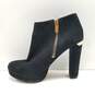 Michael Kors Suede Heeled Ankle Boots Black 6.5 image number 2