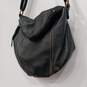 The Sak Black Leather Fold Over Crossbody Bag image number 2