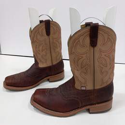 Men's Brown Graham Steel Toe Western Boots Size 11EE alternative image