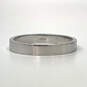 Designer J. Crew Silver-Tone Round Shaped Hinged Thick Bangle Bracelet image number 2