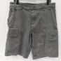 Duluth Trading Men's Gray Flex Fire Hose Relaxed Fit Cargo Shorts Size 36 image number 1