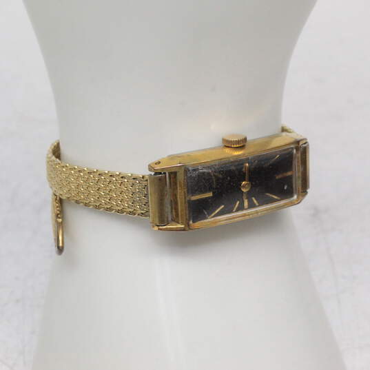 Vintage Ricoh Sabrina Gold Tone 19 Jewel Watch - 18.8g image number 3