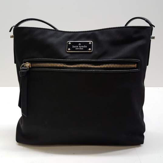 Buy the Kate Spade Black Nylon Crossbody Bag | GoodwillFinds
