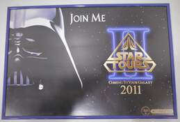 Disney D23 Expo Star Wars Star Tours II Darth Vader Limited Edition Official Launch Poster