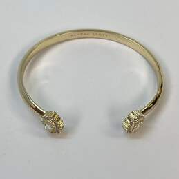 Designer Kendra Scott Gold-Tone Rhinestone Kapri Cuff Bracelet alternative image
