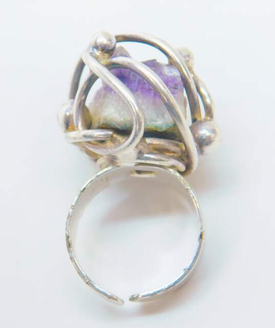 Artisan Amethyst Jasper & Agate Multi Stone Necklaces & Ring 463.5g image number 4