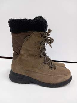 Kamik Waterproof Brown And Black Snow Boots Size 8 alternative image