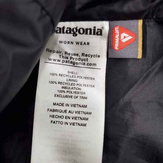 Patagonia MN's Black Primaloft Nano Puffer Jacket Size SM image number 4