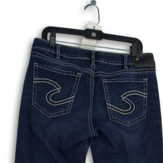 Silver Jeans Co. Womens Blue Denim 5-Pocket Design Bootcut Jeans Size 33x31 image number 3