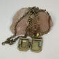 Designer J. Crew Gold-Tone Hinged Photo Link Chain Pendant Necklace image number 1
