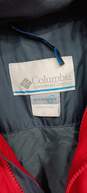 Columbia Men's Red and Grey Hooded Jacket Size Large image number 3