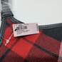 Victoria's Secret Black Friday 2023 Holiday Plaid Tote Bag, NEW, Red Black White image number 3