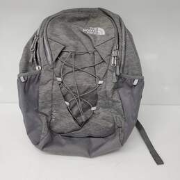The North Face Luxe 14 x 20 Heathered Grey Backpack w Flex Vent
