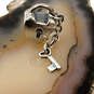 Designer Pandora S925 ALE Sterling Silver Key To My Heart Chain Charm image number 1