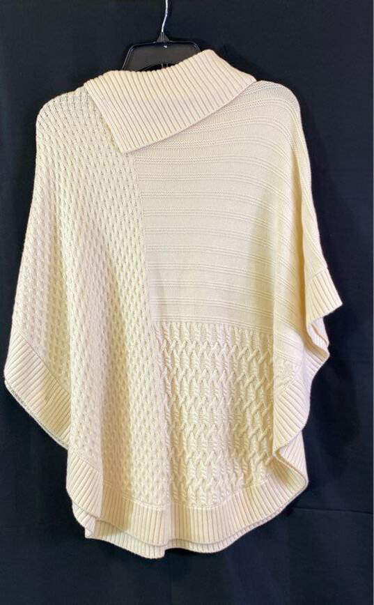 Talbots Women's Ivory Cable Knit Sweater- S NWT image number 2