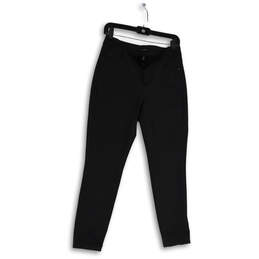 Womens Black Dark Wash Pockets Stretch Denim Skinny Leg Jeans Size 6