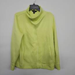 SIMPLY VERA WANG Yellow Long Sleeve Fleece Jacket