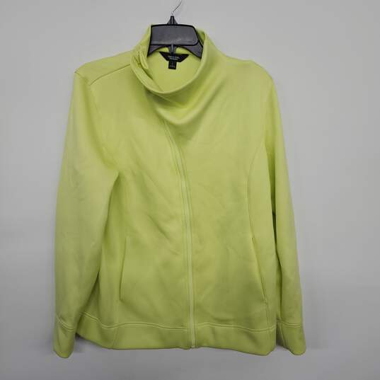 SIMPLY VERA WANG Yellow Long Sleeve Fleece Jacket image number 1