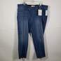 NWT Womens Super Stretch Denim 5 Pocket Design Tapered Leg Jeans Size 26W image number 1