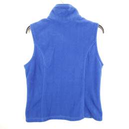 Columbia Women Blue Fleece Vest M alternative image