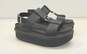 Dr Martens Leather Cut Out Platform Sandals Black 9 image number 1