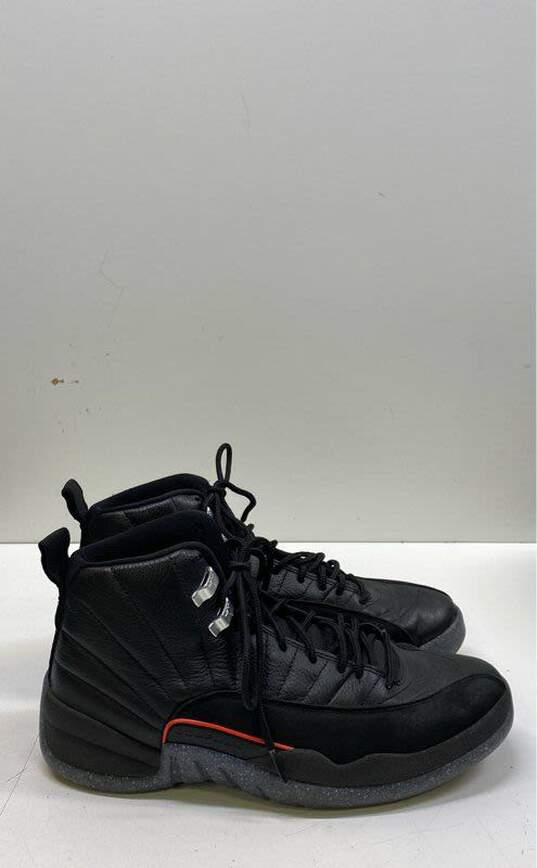 Jordan 12 Utility Grind Black Athletic Shoes Men's Size 7.5 image number 3