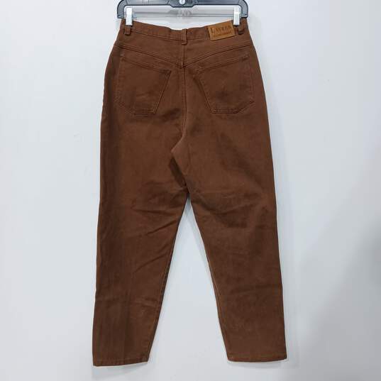 Lauren Ralph Lauren Women's Brown Cotton Jeans Pants Size 10P image number 2