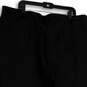 NWT Womens Black Flat Front Dotted Straight Leg Ankle Pants Size 3X image number 3
