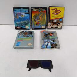 Bundle of Five Assorted NES Games in Original Box
