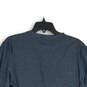 Mens Omni-Wick Blue Heather Long Sleeve Crew Neck Pullover T-Shirt Size L image number 4