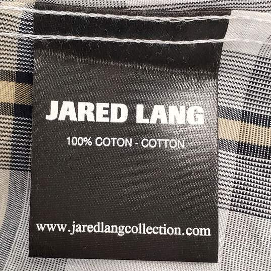 Jared Lang Men Plaid Button Up L image number 4