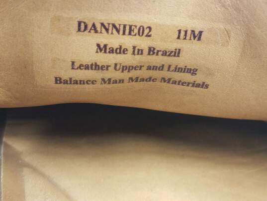 Donald Pliner Leather Upper Burgundy Men's Loafers US 11 image number 10