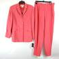 Josephine Chaus Women Pink Pants Suit Sz 12 NWT image number 1