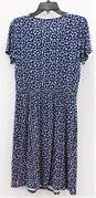 Boden Ditsy Floral Navy Blue Midi Dress Size 6R image number 2