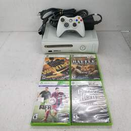 Xbox 360 Fat 60GB Console Bundle Controller & Games #2