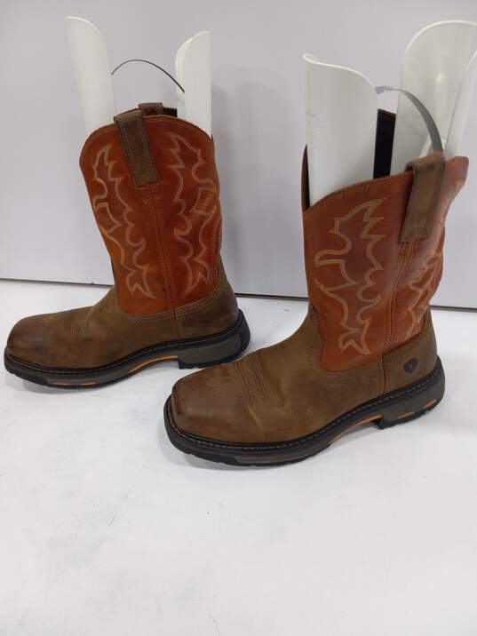 Ariat Men's Work Hog Steel Square Toe Western Boots Size 9.5D image number 3