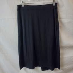 Eileen Fisher Black Midi Wrap Skirt Size XS alternative image