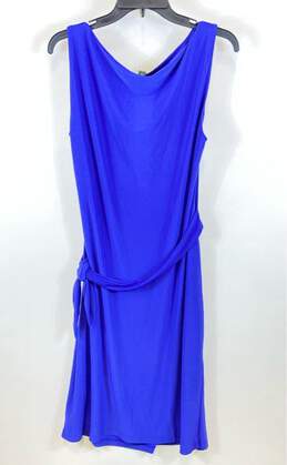 Ralph Lauren Women Blue Belted Sheath Dress XL alternative image