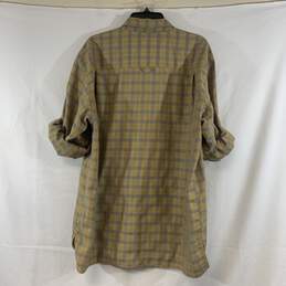 Men's Yellow/Grey Plaid The North Face Button-Up, Sz. XL alternative image
