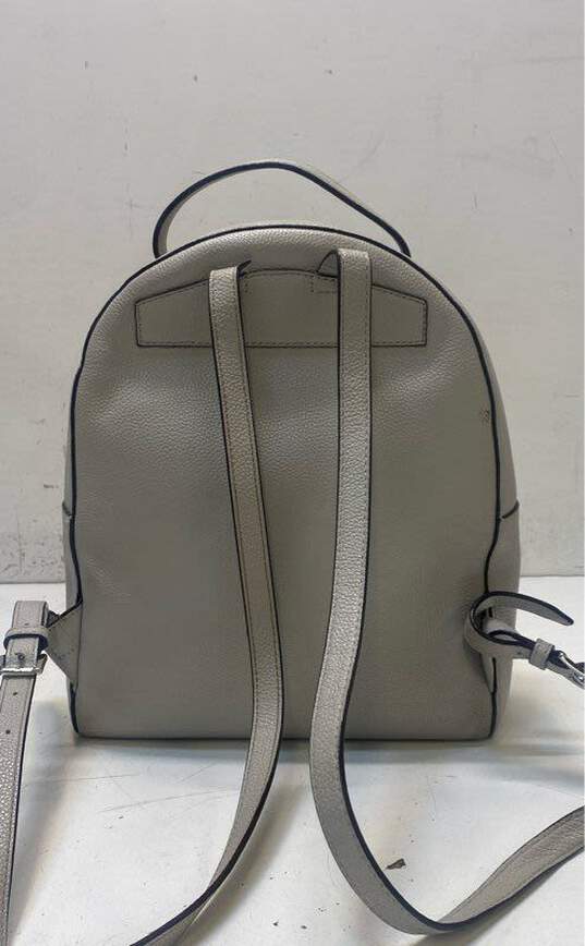 Michael Kors Pebble Leather Backpack Grey image number 2