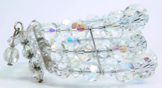 Vintage Icy Aurora Borealis Necklaces Bracelet & Earrings 208.3g image number 7