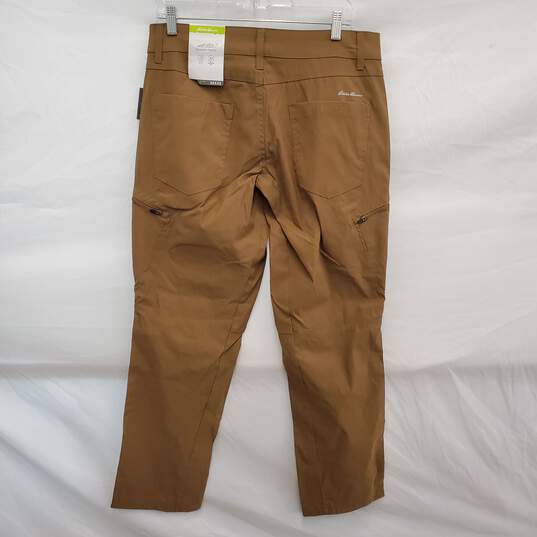 NWT Eddie Bauer MN's Rainer Active Fit Tan Cargo Pants Size 32 x 32 image number 2