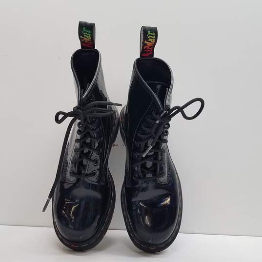 Dr. Martens 1460 Pascal Patent Iridescent Boots Black 6 image number 6
