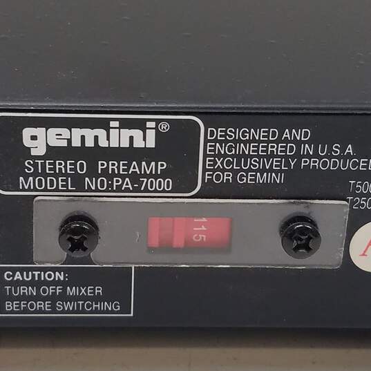 Gemini PA-7000 Preamplifier Audio Mixer image number 4