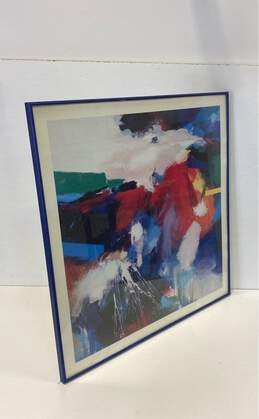 Animato Abstract Art Lithograph Print by Jim Grabowski 1994 Contemporary Framed alternative image