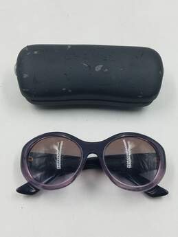 Prada Gradient Lilac Oval Sunglasses